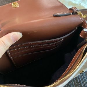 99%new Small Horseferry Canvas Crossbody Bag